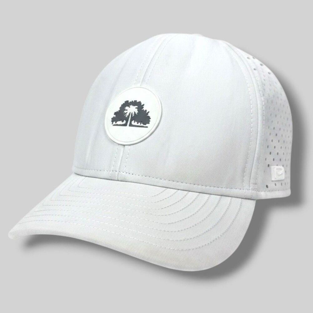 Melin A Game Hydro Hat - Sz S —MAY RIVER Golf Club—PALMETTO BLUFF White SnapBack
